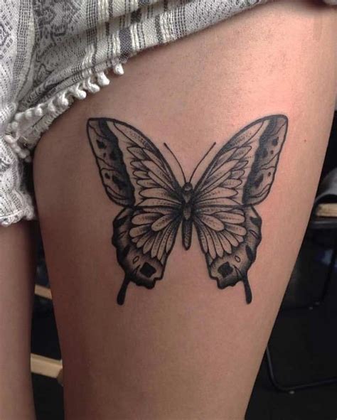 tatuajes de mariposas en la pierna|la mitad de marioza tattoo.